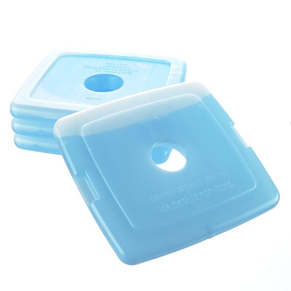 Fit & Fresh Cool Coolers Slim Reusable Ice Packs for Lunch Boxes