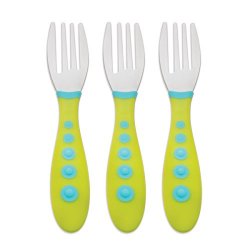 Gerber Graduates Kiddy Cutlery Forks in Neutral Colors