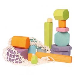 Grimm's Tree Slices - First Wooden Building Blocks Set