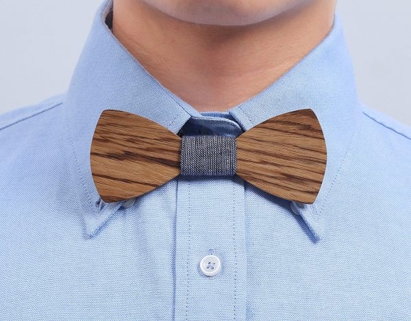 Handmade Customized Solid Wood Bow Tie