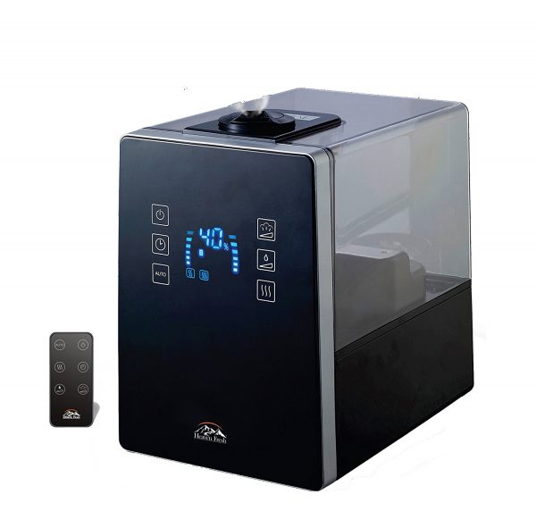 Heaven Fresh HF710-B Digital Ultrasonic Cool & Warm Mist Humidifier