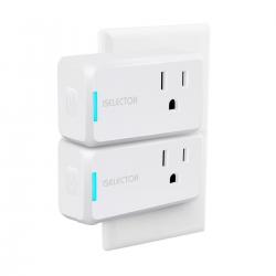 ISELECTOR Mini Smart Plug 2-Pack Wi-Fi Control