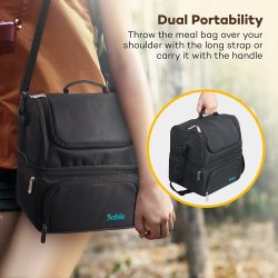 Lunch Box, Sable Insulated Lunch Bag for Men, Women