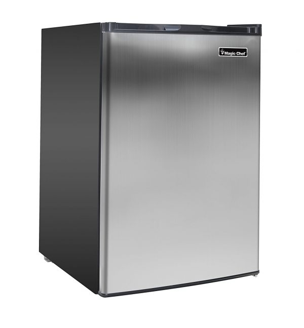 Magic Chef cu. ft. Upright Freezer Stainless Look