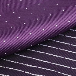 Men's Polka Dot Dark Purple Pocket Square