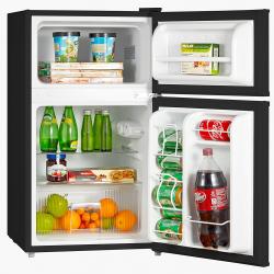 Midea Compact Reversible Double Door Refrigerator and Freezer