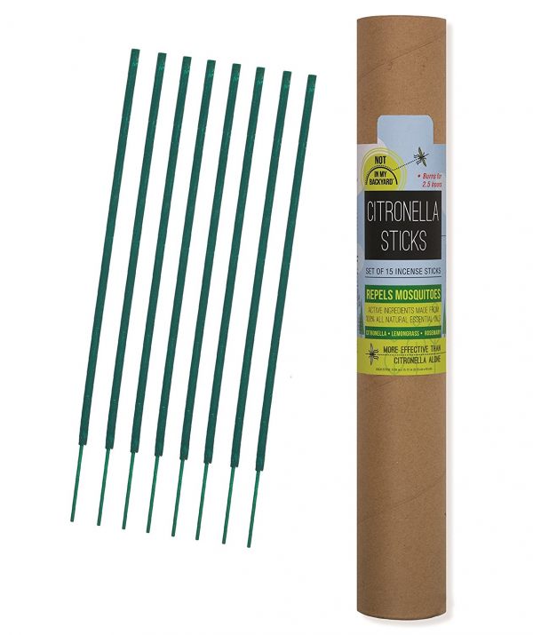 Not In My Backyard Citronella Sticks