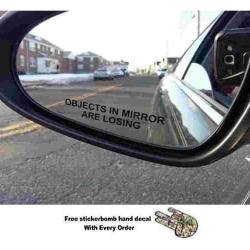 Objects in Mirror are Losing Sticker