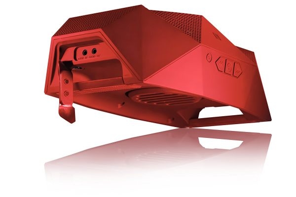 Outdoor Tech OT4200 Big Turtle Shell - Ultra Loud Rugged Bluetooth 4.0 Wireless Boombox & Powerbank (Red)