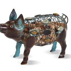 Picnic Plus Pig Cork Caddy Displays And Stores Wine Corks