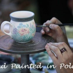Polish Pottery 8-inch Oval Baker made by Ceramika Artystyczna