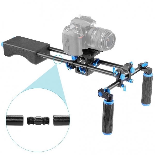 Portable FilmMaker System With Camera Camcorder Mount Slider