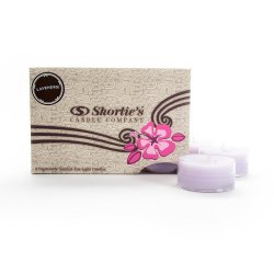 Pure English Lavender Purple Tea Light Candles 6 Pack