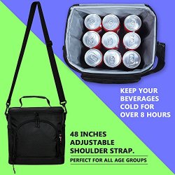 Pwrxtreme Insulated Lunch Bag with Best 2 Way Zipper