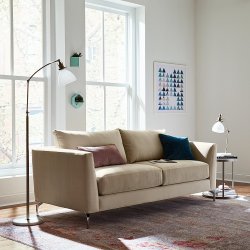 Rivet Lux Bendable Arm Marble and Brass Table Lamp