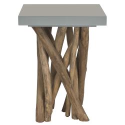 Safavieh Home Collection Hartwick Grey Side Table