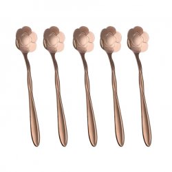 Sunflower Flower Pattern Coffee Spoons