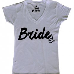 V-Neck T-shirt Wedding