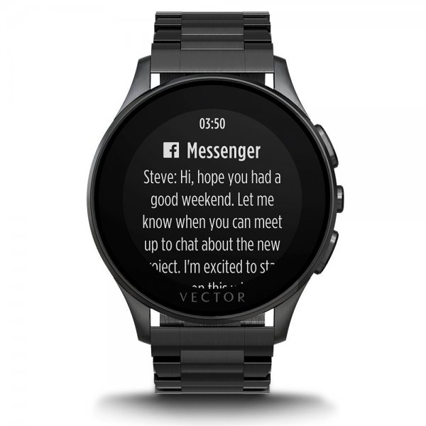 Vector Watch Luna Smartwatch-30 Day+ Autonomy