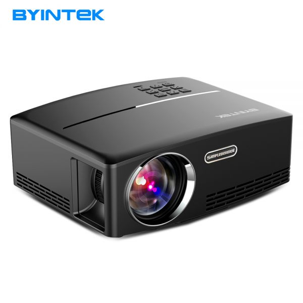 BYINTEK Projector for Home Theater, 1800 Lumens, HDMI Support Full HD 1080P