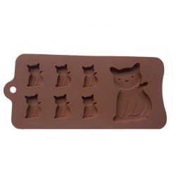 New Cat Kitten 7 Cavity Silicone Mold for Fondant