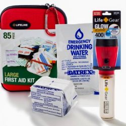 4 Person Premium Survival Kit with 72-Hours of Emergency Preparedness and First Aid Supplies