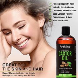 Organic Castor Oil - 16oz - For Moisturizing