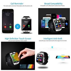 Bluetooth Smart Watch Touchscreen with Camera