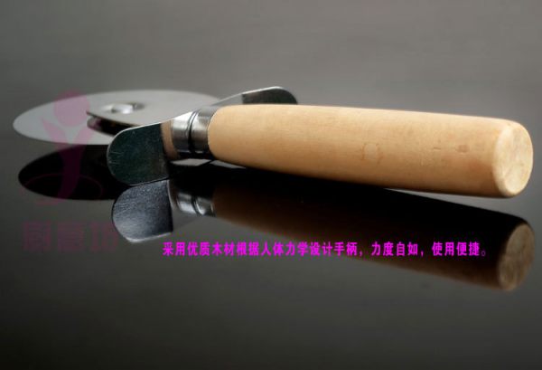 Stainless Steel Pizza Knife Cutter Pastry Pasta Dough Crimper Round Hob Lace Kitchen tools Pizza Wheels scissors food grade