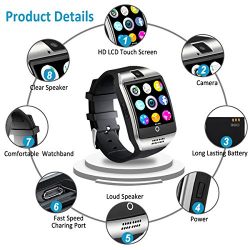 Bluetooth Smart Watch Touchscreen with Camera