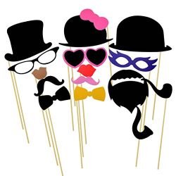 Props On A Stick Mustache Photo Booth