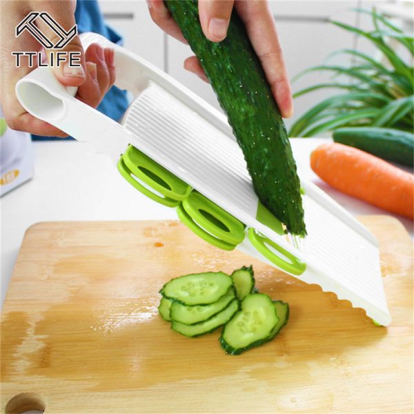 Mandoline Vegetable Slicer Manual Home Fruit Vegetable Cutter with Box