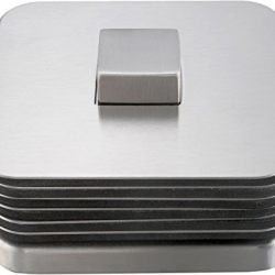 Stainless Steel Table Coaster Set