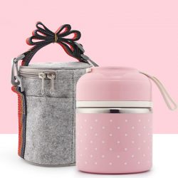 Portable Japanese Lunch Boxs Thermal Insulation Food Containers