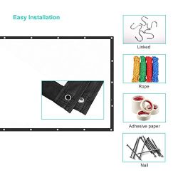 120 inch Outdoor Movie Screen PVC Fabric with Bag