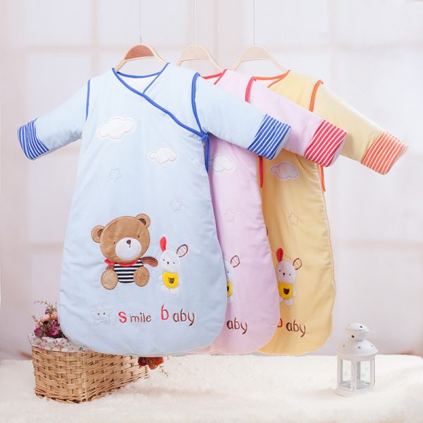 Baby supplies baby sleeping bag and winter thick cotton