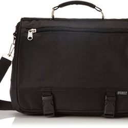 Everest Portfolio Briefcase, Black, One Size