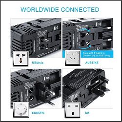 DOACE 1875W Universal Worldwide Travel Adapter and Converter