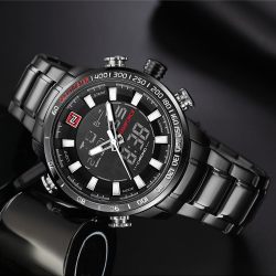 Relogio masculino NAVIFORCE Brand New Fashion Digital Mens Watch