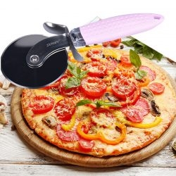 Stainless Steel Pizza Cutter Round Shape Pizza Wheels Cutters