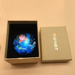 Crystal Galaxy Paperweight Galss Globe Hemisphere Home