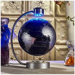 Globes World, 8" Magnetic Floating Globe With LED Light