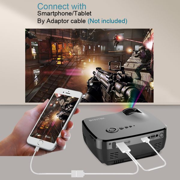 Projector BYINTEK SKY GP70 2018 Hottest Portable Led Projector HD