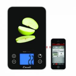 Escali Smart Connect Bluetooth Kitchen Scale, 11-Pound