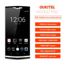 Quick Charge Oukitel k10000 pro 4G Mobile Phone
