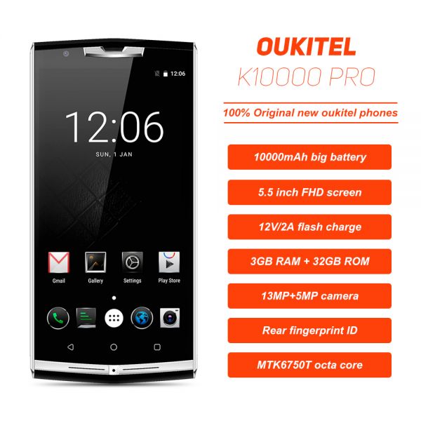 Quick Charge Oukitel k10000 pro 4G Mobile Phone