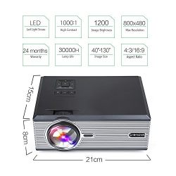 Crenova XPE470 Mini LED Video Projector
