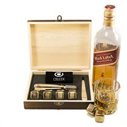 Set of 8 titanium gold plated stainless steel Beverage Chilling rocks