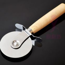 Stainless Steel Pizza Knife Cutter Pastry Pasta Dough Crimper Round Hob Lace Kitchen tools Pizza Wheels scissors food grade