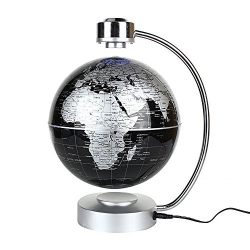 Globes World, 8" Magnetic Floating Globe With LED Light